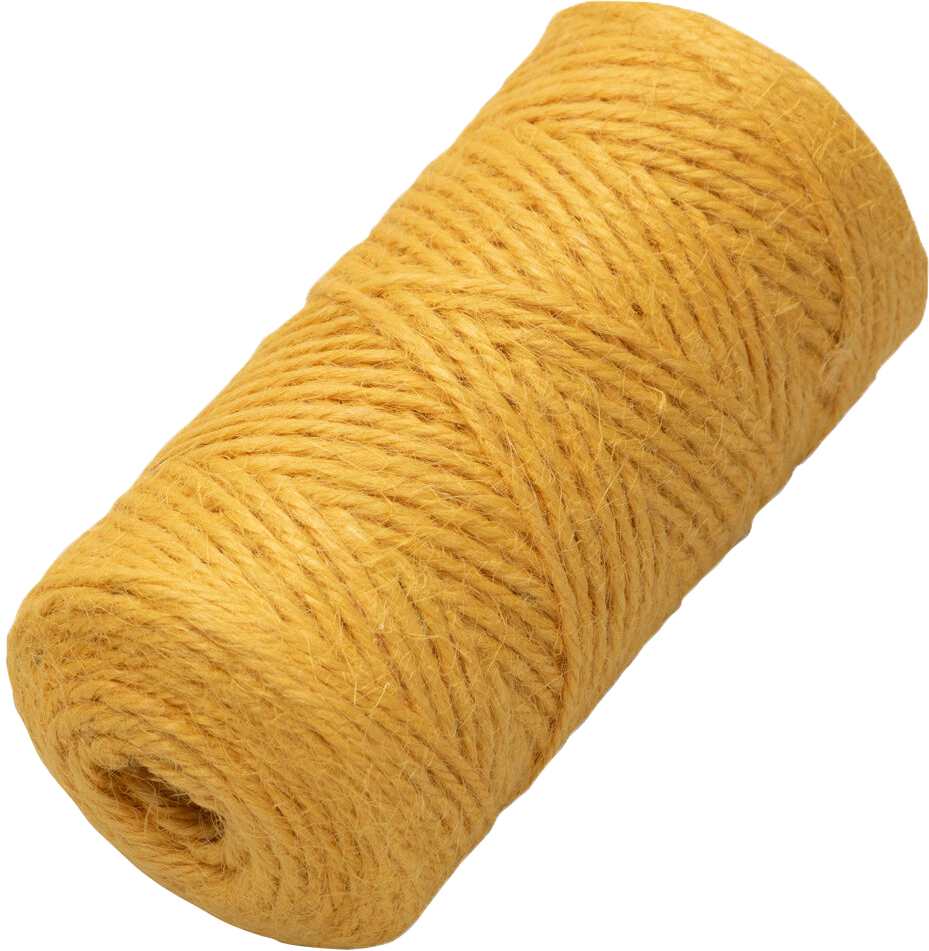 Yellow 75 Yards Twine Ribbon