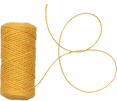 Yellow 75 Yards Twine Ribbon