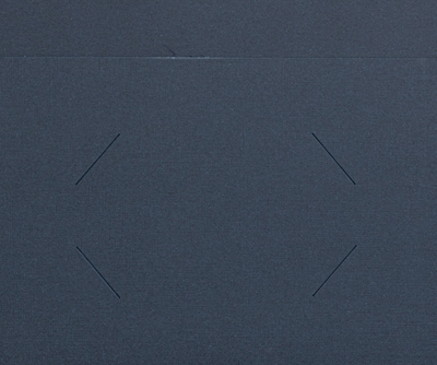 Nautical Navy Blue Linen 9 x 12 Folders