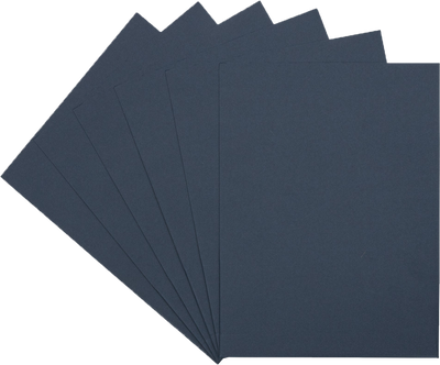 Nautical Navy Blue Linen 9 x 12 Folders