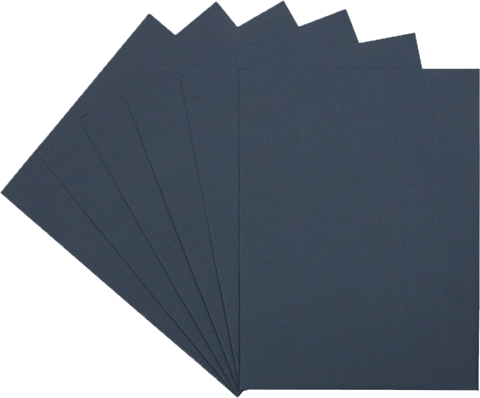 Nautical Navy Blue Linen 9 x 12 Folders