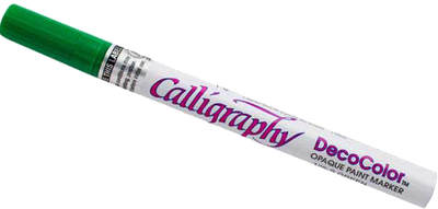 Green Calligraphy Opaque Paint Marker