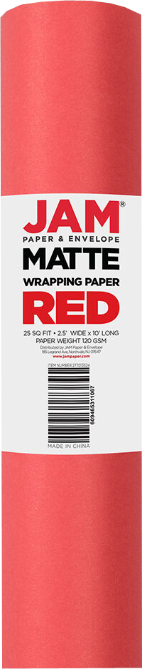 Red Wrapping Paper (25 Sq Ft)