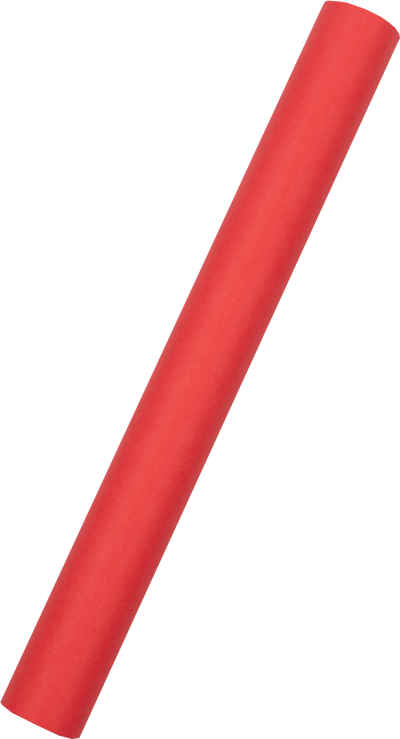 Red Matte Wrapping Paper - Short Mini Roll (26.3 Sq Ft)