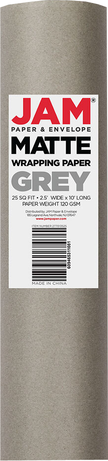 Gray Wrapping Paper (25 Sq Ft)