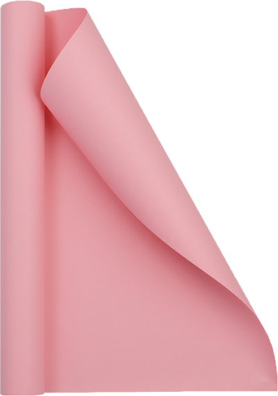 Baby Pink Matte Wrapping Paper - Short Mini Roll (26.3 Sq Ft)