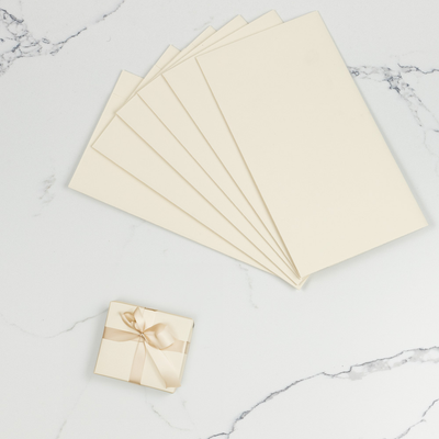 Ivory Matte 30" x 20" Wrapping Paper Sheets (25 Sq Ft Total Pack) - 6 Pack