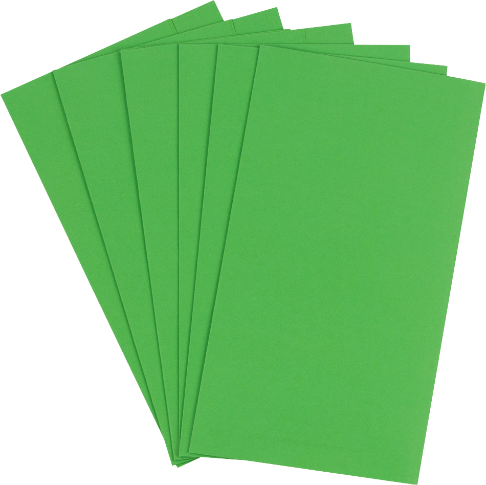 Lime Green Matte 30" x 20" Wrapping Paper Sheets (25 Sq Ft Total Pack) - 6 Pack