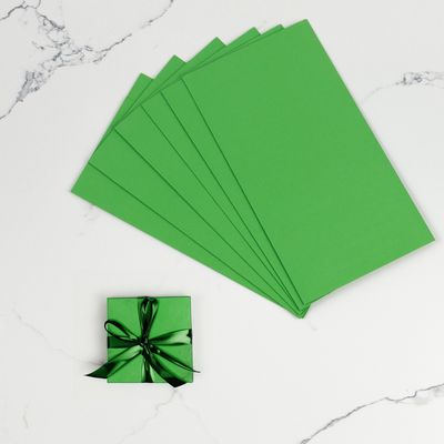 Lime Green Matte 30" x 20" Wrapping Paper Sheets (25 Sq Ft Total Pack) - 6 Pack