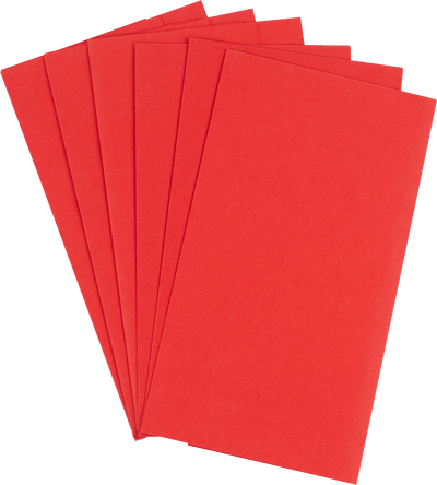 Red Matte 30" x 20" Wrapping Paper Sheets (25 Sq Ft Total Pack) - 6 Pack