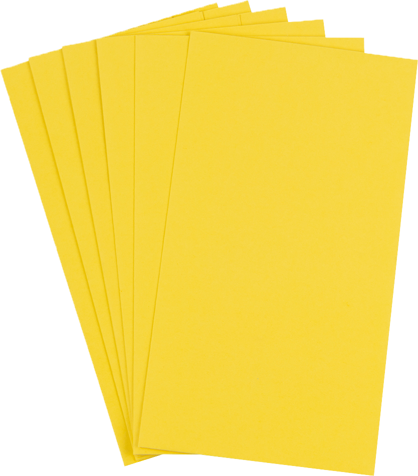 Yellow Matte 30" x 20" Wrapping Paper Sheets (25 Sq Ft Total Pack) - 6 Pack