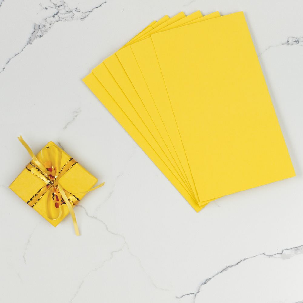 Yellow Matte 30" x 20" Wrapping Paper Sheets (25 Sq Ft Total Pack) - 6 Pack