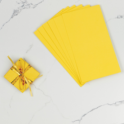 Yellow Matte 30" x 20" Wrapping Paper Sheets (25 Sq Ft Total Pack) - 6 Pack