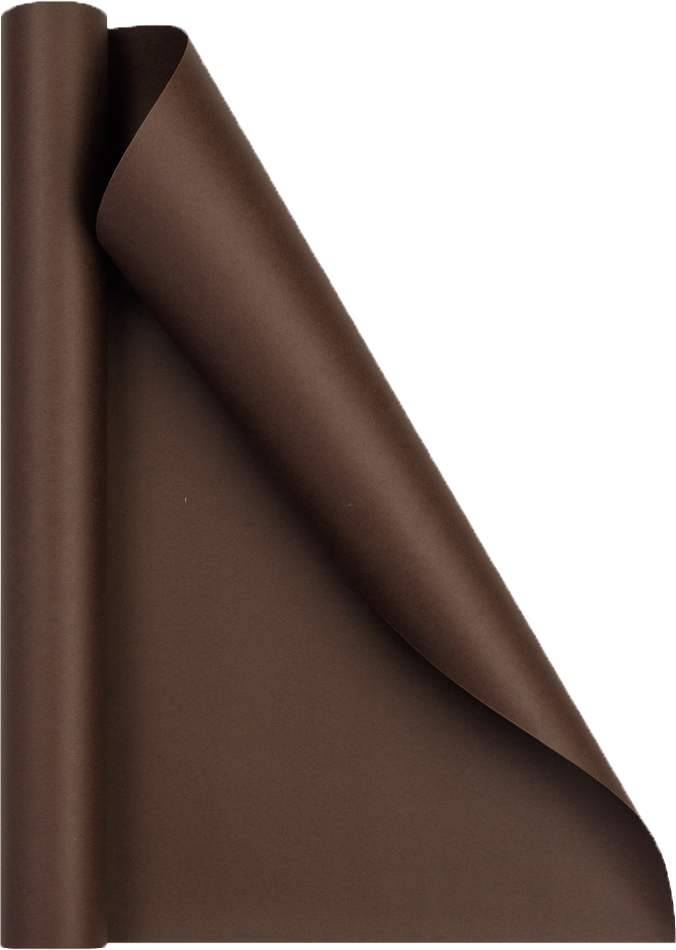 Chocolate Matte Wrapping Paper - Short Mini Roll (26.3 Sq Ft)