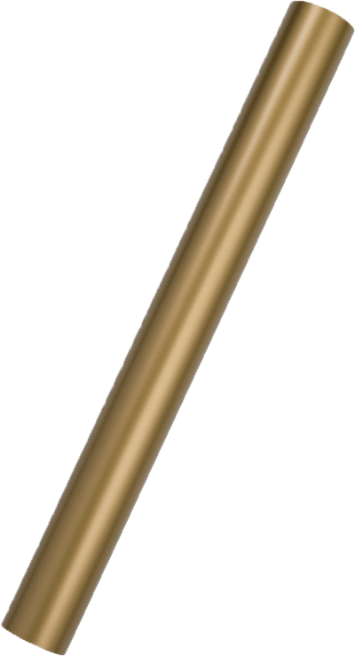 Gold Matte Wrapping Paper - Short Mini Roll (26.3 Sq Ft)