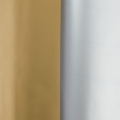 Silver and Gold Matte Wrapping Paper - Short Mini Roll (26.3 Sq Ft Each) - 2 Rolls