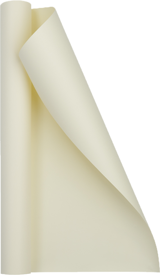 Ivory Matte Wrapping Paper - Short Mini Roll (26.3 Sq Ft)