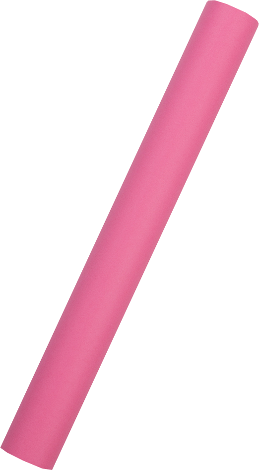 Fuchsia Pink Matte Wrapping Paper - Short Mini Roll (26.3 Sq Ft)