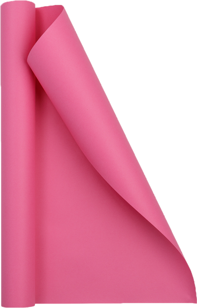 Fuchsia Pink Matte Wrapping Paper - Short Mini Roll (26.3 Sq Ft)