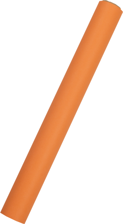 Orange Matte Wrapping Paper - Short Mini Roll (26.3 Sq Ft)