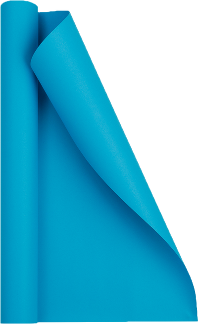 Blue Matte Wrapping Paper - Short Mini Roll (26.3 Sq Ft)