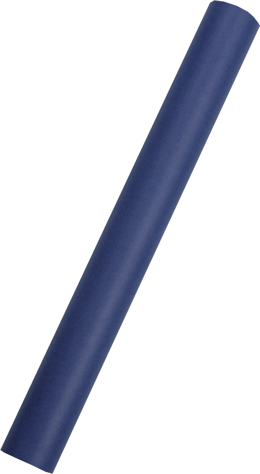 Presidential Blue Matte Wrapping Paper - Short Mini Roll (26.3 Sq Ft)