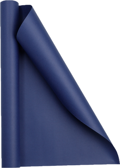 Presidential Blue Matte Wrapping Paper - Short Mini Roll (26.3 Sq Ft)