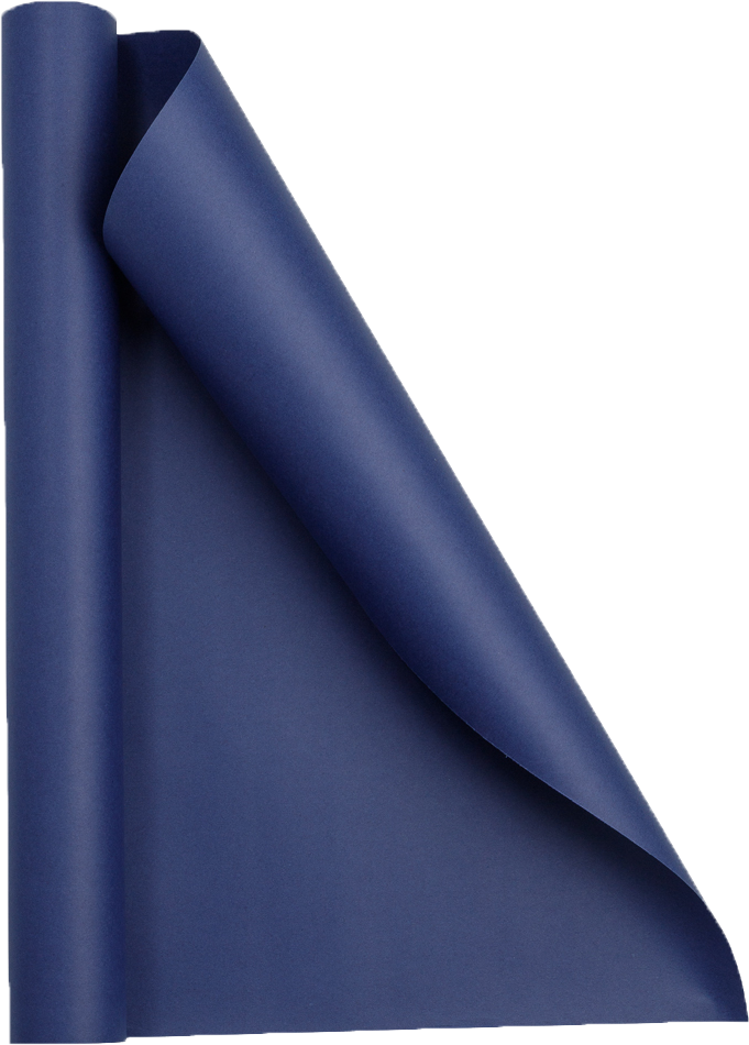 Presidential Blue Matte Wrapping Paper - Short Mini Roll (26.3 Sq Ft)