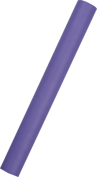 Purple Matte Wrapping Paper - Short Mini Roll (26.3 Sq Ft)