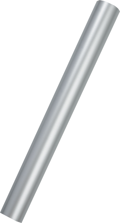 Silver Matte Wrapping Paper - Short Mini Roll (26.3 Sq Ft)