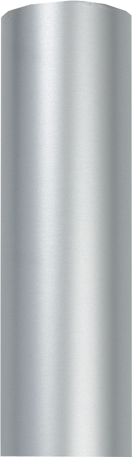 Silver Matte Wrapping Paper - Short Mini Roll (26.3 Sq Ft)