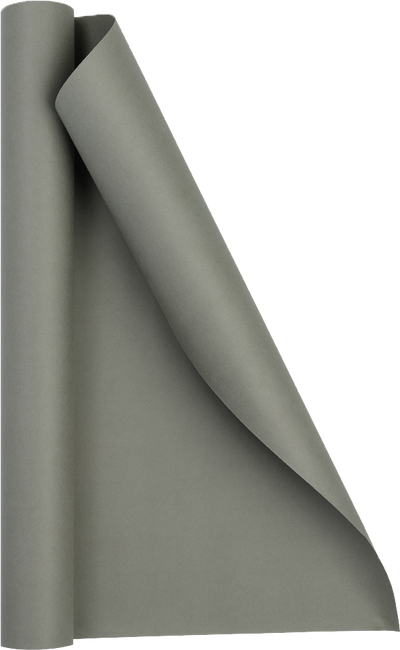 Gray Matte Wrapping Paper - Short Mini Roll (26.3 Sq Ft)