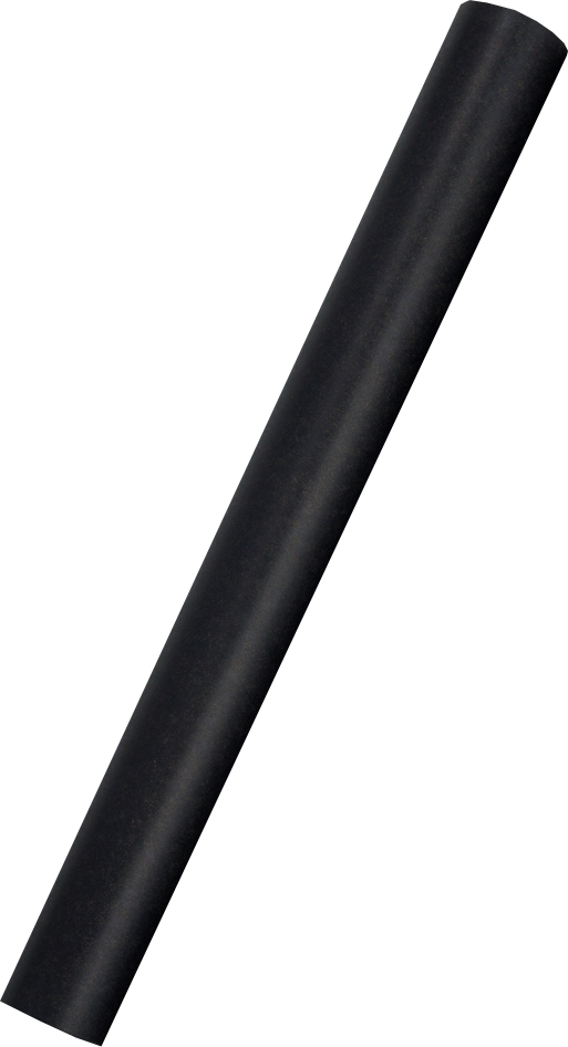 Black Kraft Wrapping Paper - Short Mini Roll (26.3 Sq Ft)