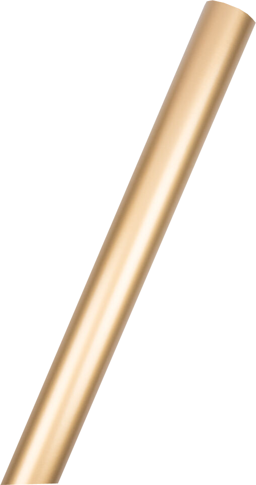 Gold Matte Wrapping Paper (25 Sq Ft)