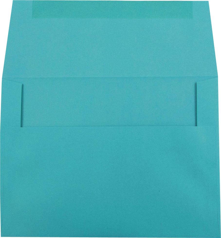 Sea Blue 24lb A7 Invitation Envelopes (5 1/4 x 7 1/4)