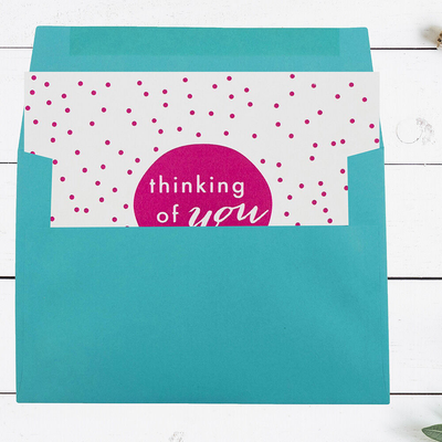 Sea Blue 24lb A7 Invitation Envelopes (5 1/4 x 7 1/4)
