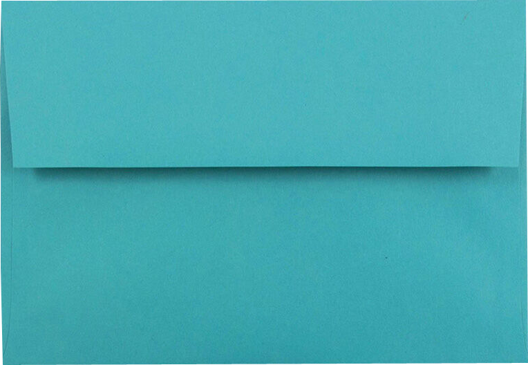 Sea Blue 24lb A7 Invitation Envelopes (5 1/4 x 7 1/4)