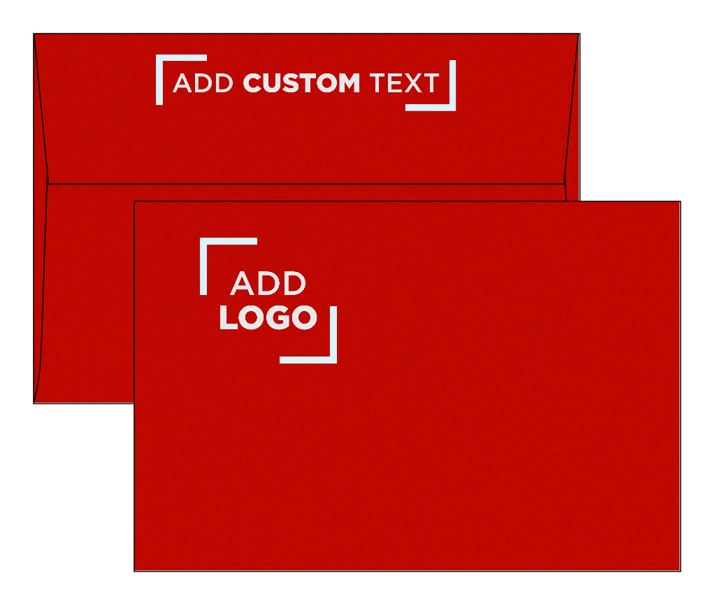 Red 24lb A8 Invitation Envelopes (5 1/2 x 8 1/8)