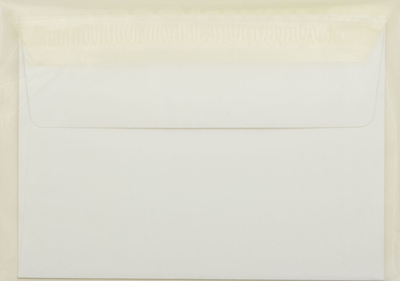 Yellow 1.6mil 5 1/16 x 7 3/16 Cello Envelopes with Peel & Seal