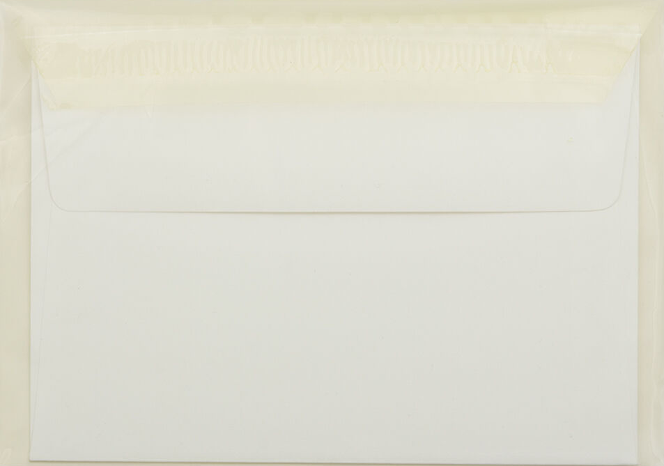 Yellow 1.6mil 5 1/16 x 7 3/16 Cello Envelopes with Peel & Seal