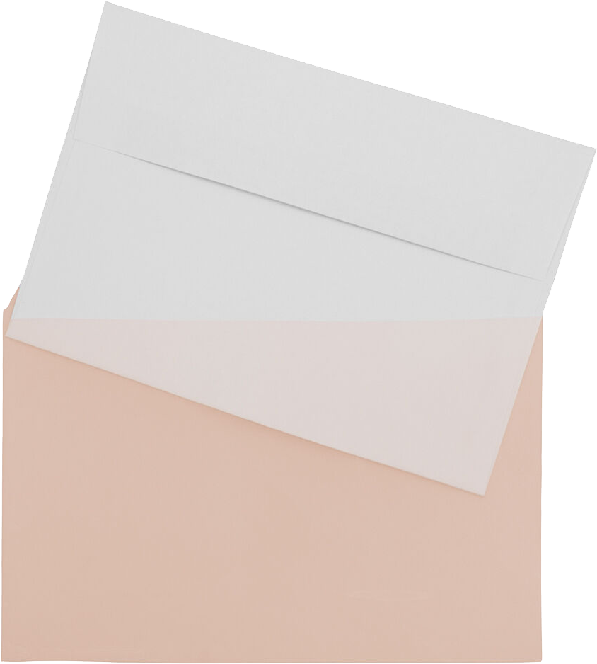 Peach 1.6mil 5 7/16 x 8 5/8 Cello Envelopes with Peel & Seal
