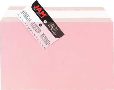 Light Red 1.6mil 5 7/16 x 8 5/8 Cello Envelopes with Peel & Seal