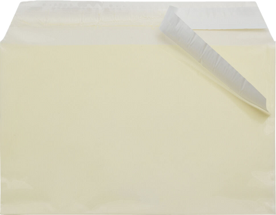 Yellow 1.6mil 5 7/16 x 8 5/8 Cello Envelopes with Peel & Seal