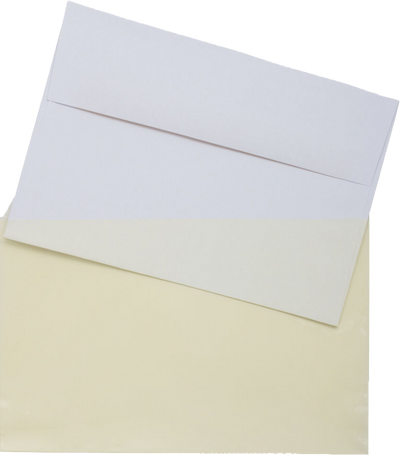 Yellow 1.6mil 5 7/16 x 8 5/8 Cello Envelopes with Peel & Seal