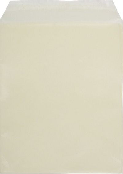 Yellow 1.6mil 8 15/16 x 11 1/4 Cello Envelopes with Peel & Seal