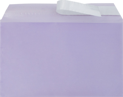 Purple 1.6mil 5 7/16 x 8 5/8 Cello Envelopes with Peel & Seal