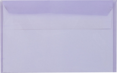 Purple 1.6mil 5 7/16 x 8 5/8 Cello Envelopes with Peel & Seal