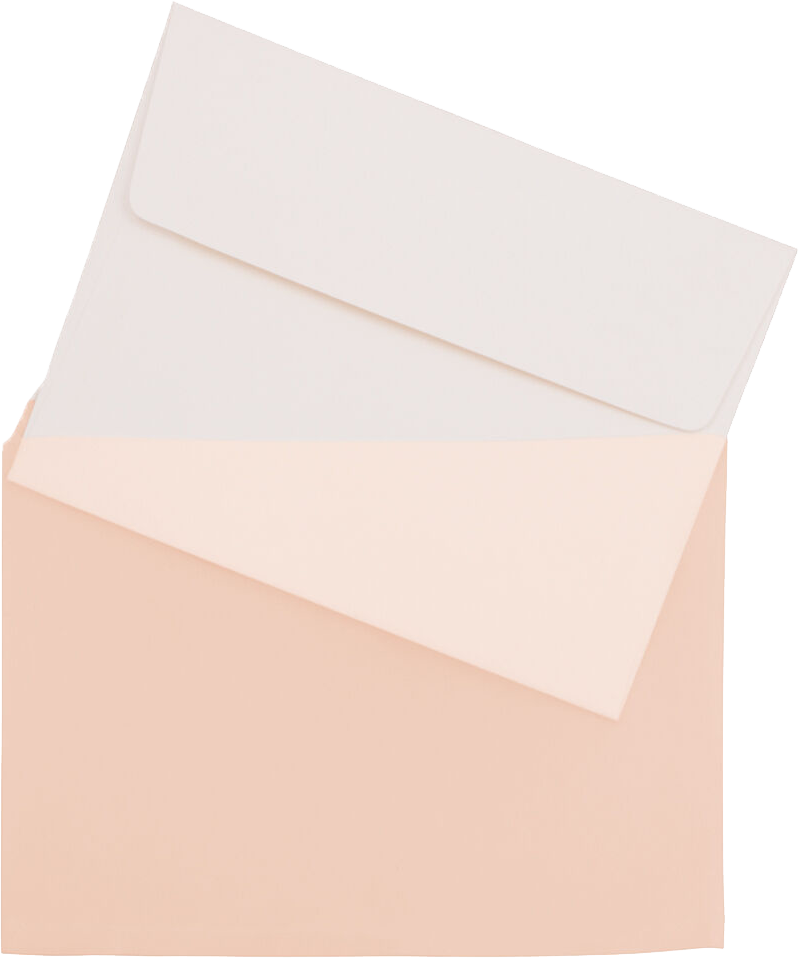 Peach 1.6mil 5 1/16 x 7 3/16 Cello Envelopes with Peel & Seal