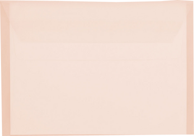 Peach 1.6mil 5 1/16 x 7 3/16 Cello Envelopes with Peel & Seal