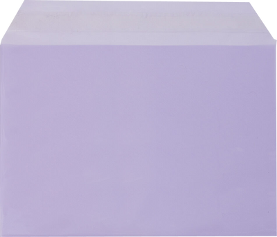 Purple 1.6mil 5 1/16 x 7 3/16 Cello Envelopes with Peel & Seal